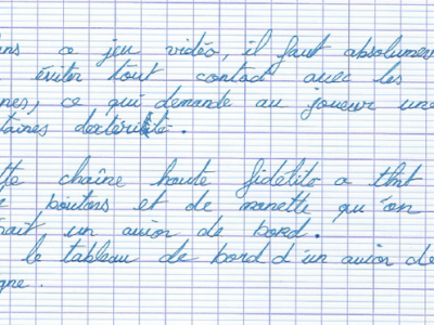 après copie